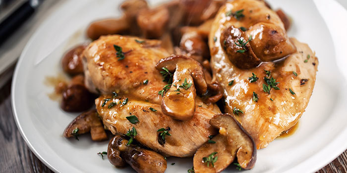 Chicken Breast With Sautéed Mushrooms The Beachbody Blog